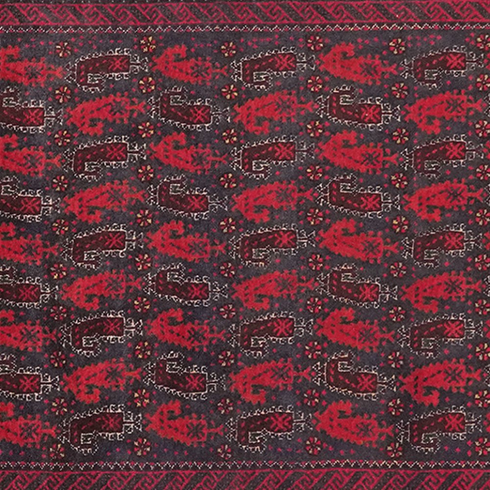 Belutch — Hand-knotted, 112x192 cm, Blue, 100% Virgin Wool | View 4