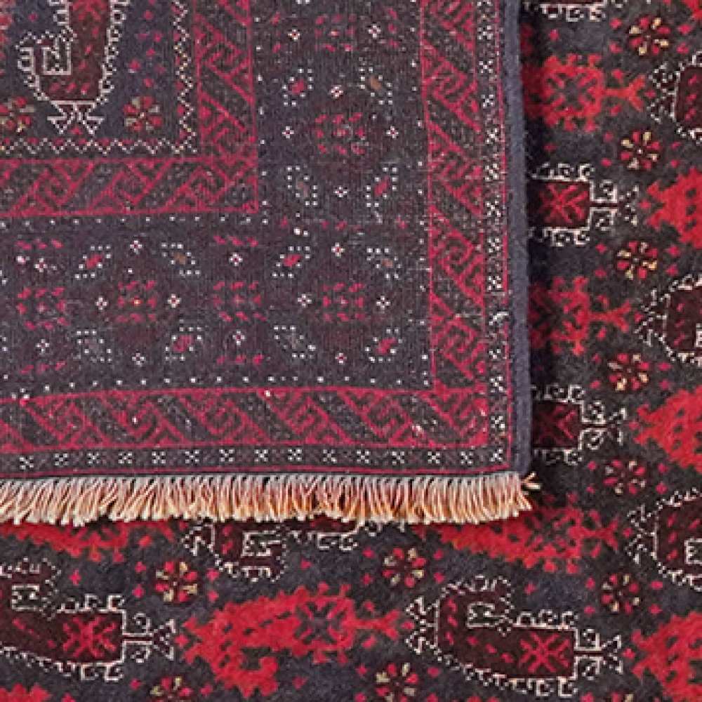 Belutch — Hand-knotted, 112x192 cm, Blue, 100% Virgin Wool | View 6