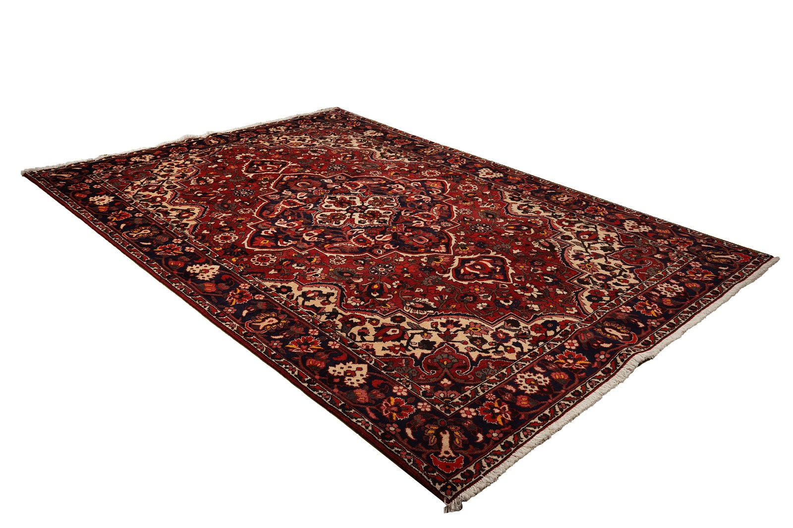 Bakhtiar — Hand-knotted, 211x305 cm, Red, 100% Virgin Wool | View 5