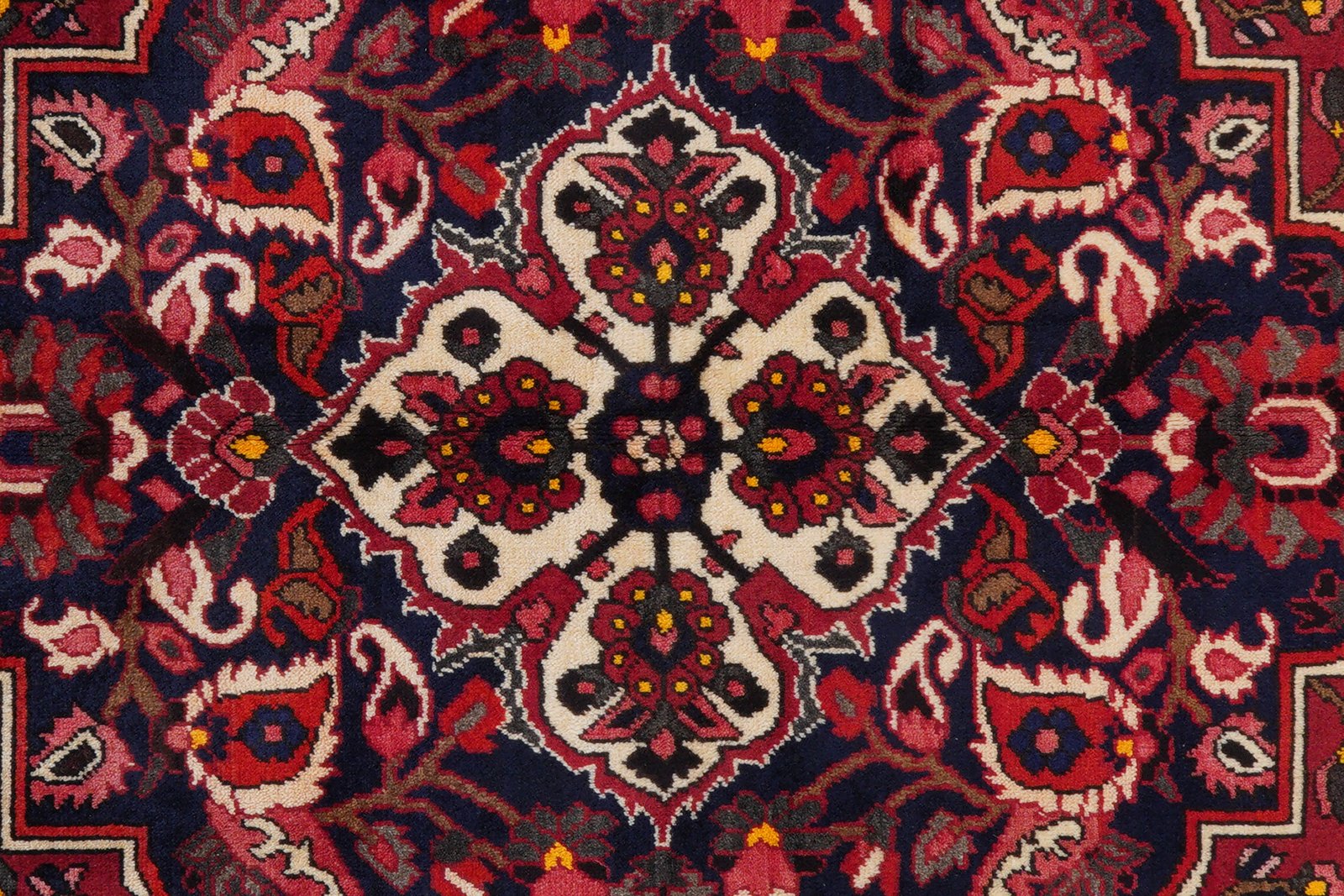Bakhtiar — Hand-knotted, 211x305 cm, Red, 100% Virgin Wool | View 7