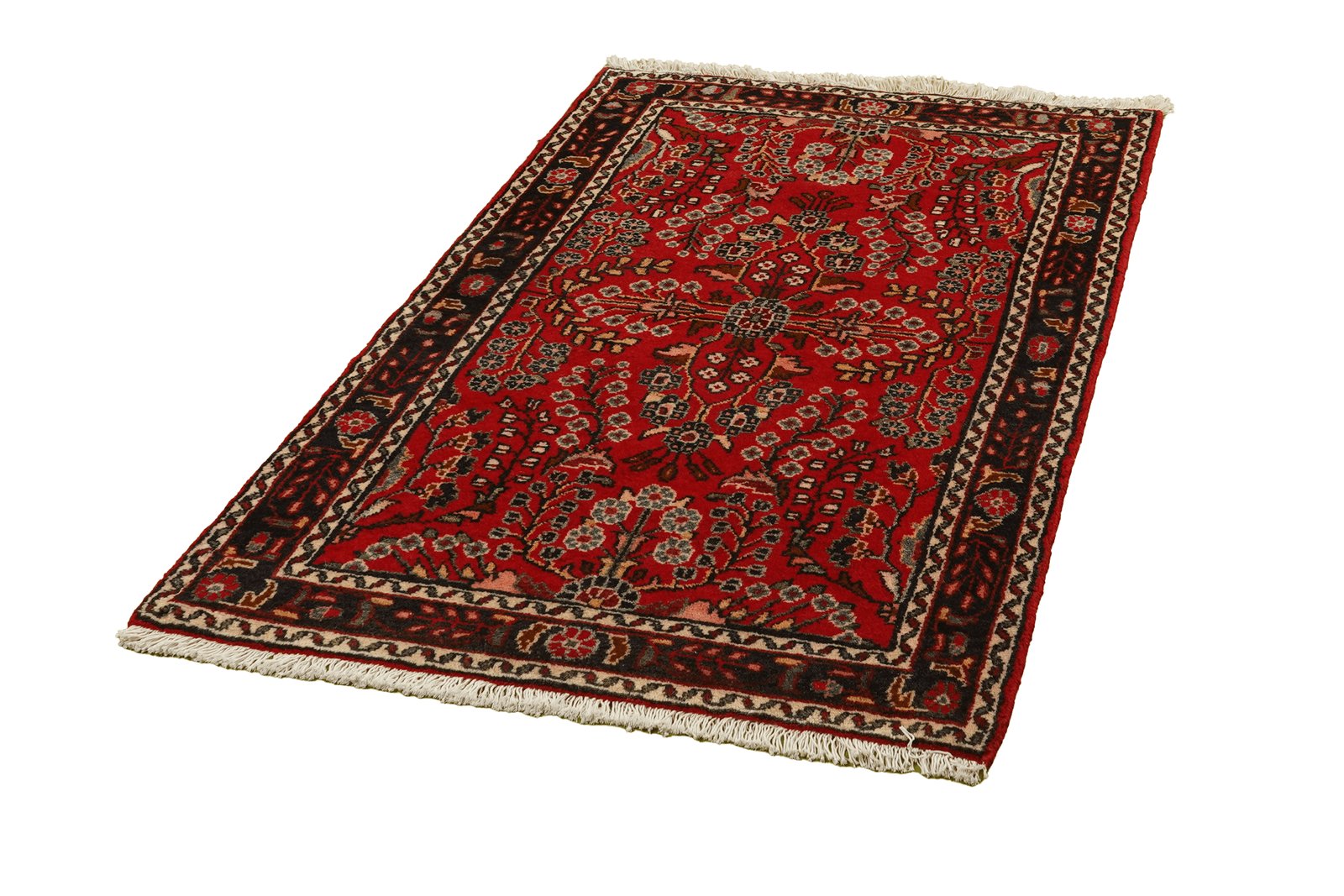 Dardjazin — Hand-knotted, 82x133 cm, Red, 100% Virgin Wool | View 4
