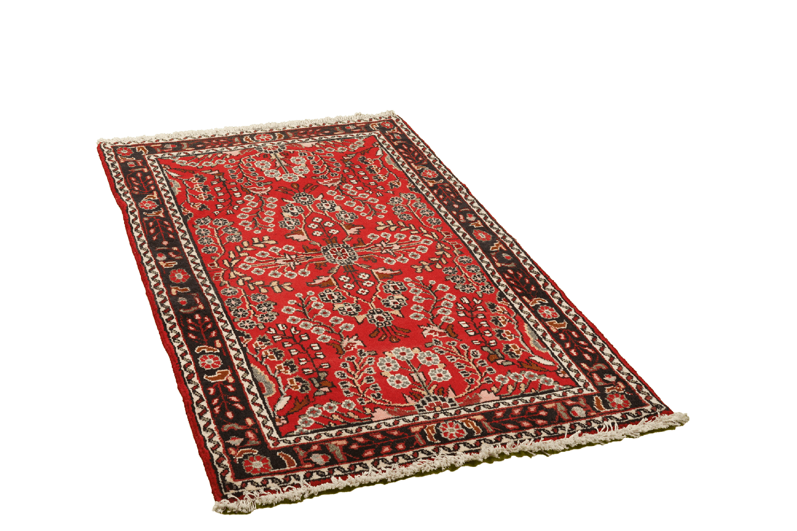 Dardjazin — Hand-knotted, 82x133 cm, Red, 100% Virgin Wool | View 5