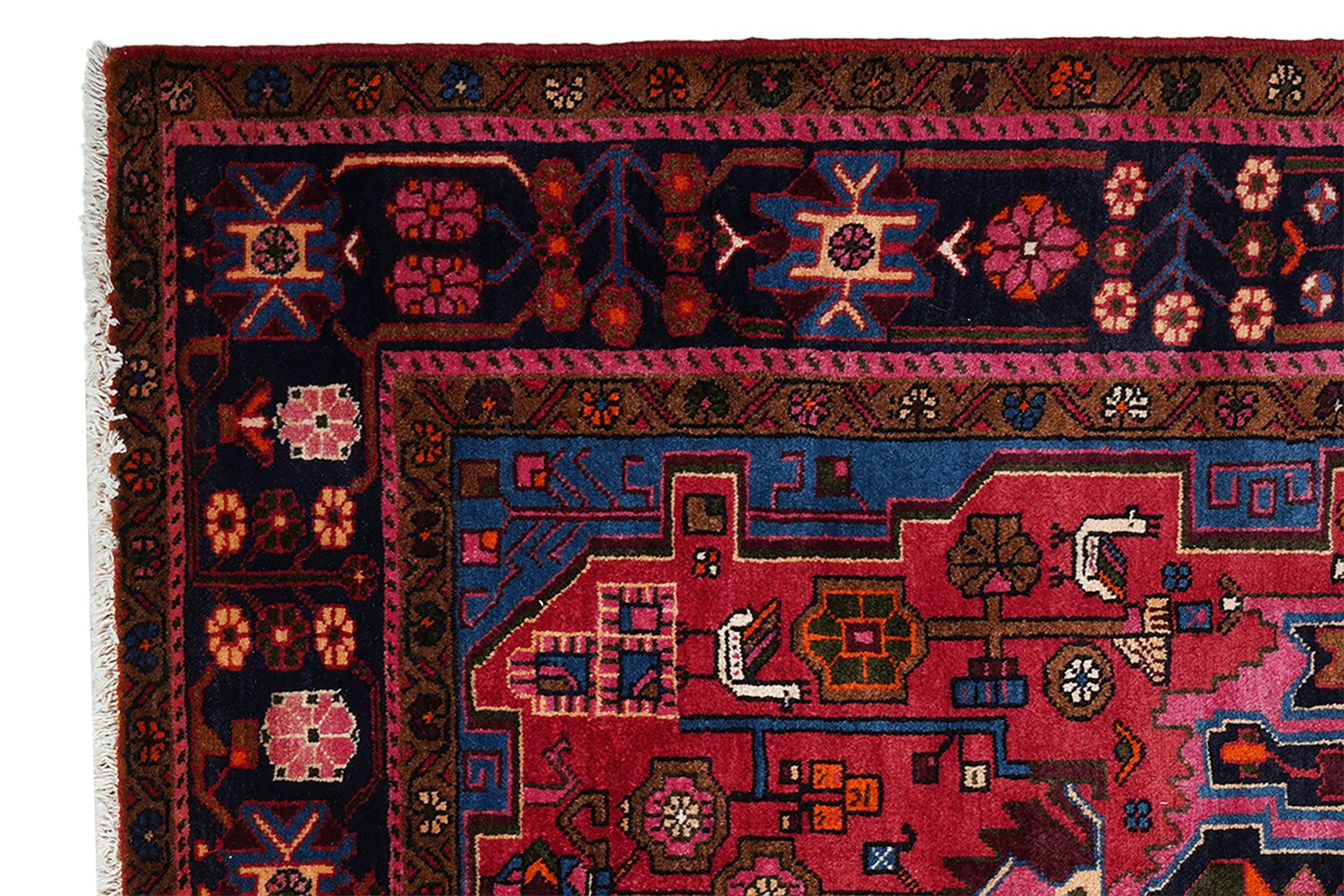 Nahavand — Hand-knotted, 149x237 cm, Red, 100% Virgin Wool | View 3