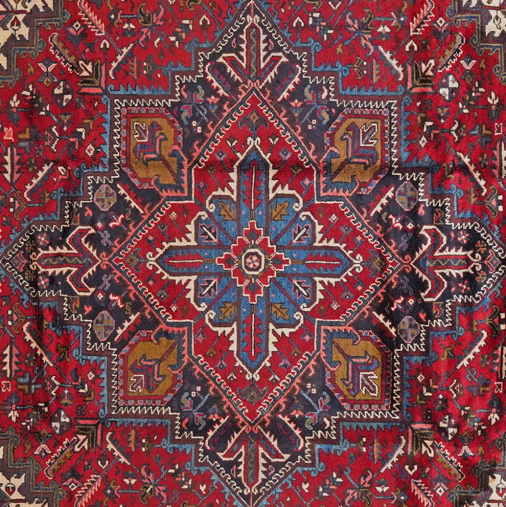 Mehrewan — Hand-knotted, 263x341 cm, Red, 100% Virgin Wool | View 4