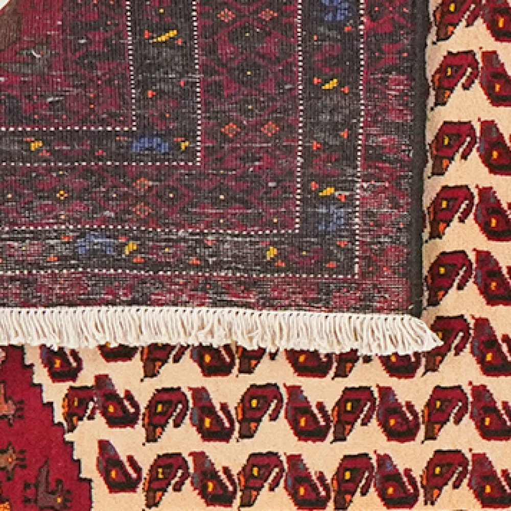 Belutch — Hand-knotted, 102x207 cm, Multicolor, 100% Virgin Wool | View 6
