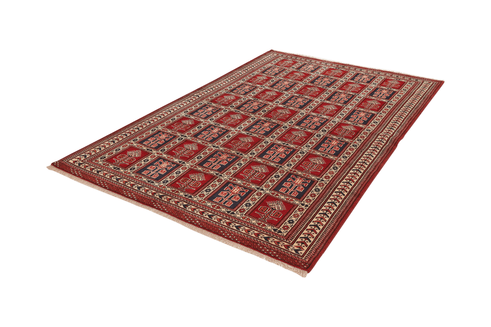 Turkman — Hand-knotted, 152x240 cm, Multicolor, 100% Virgin Wool | View 5