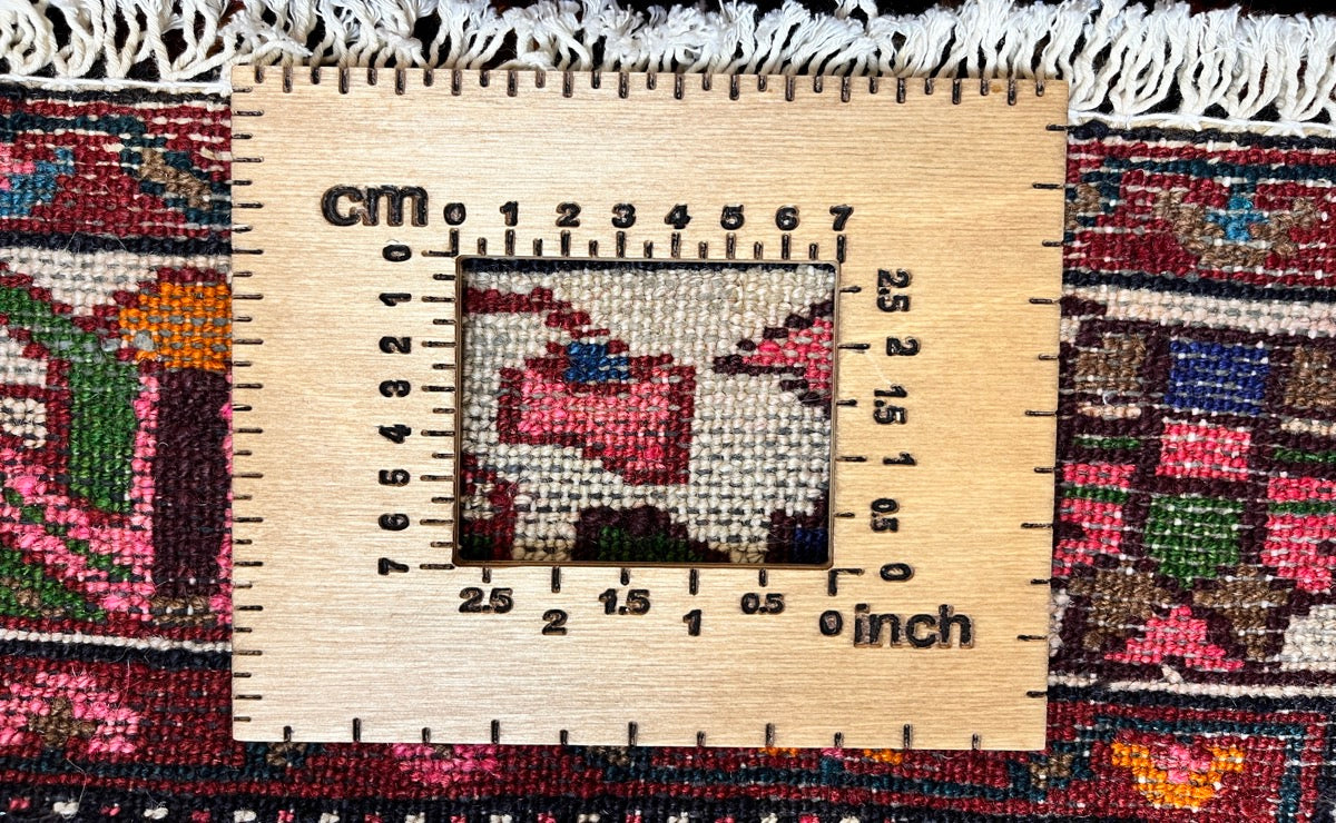 Toysarghan — Hand-knotted, 147x235 cm, Red, 100% Virgin Wool | View 11