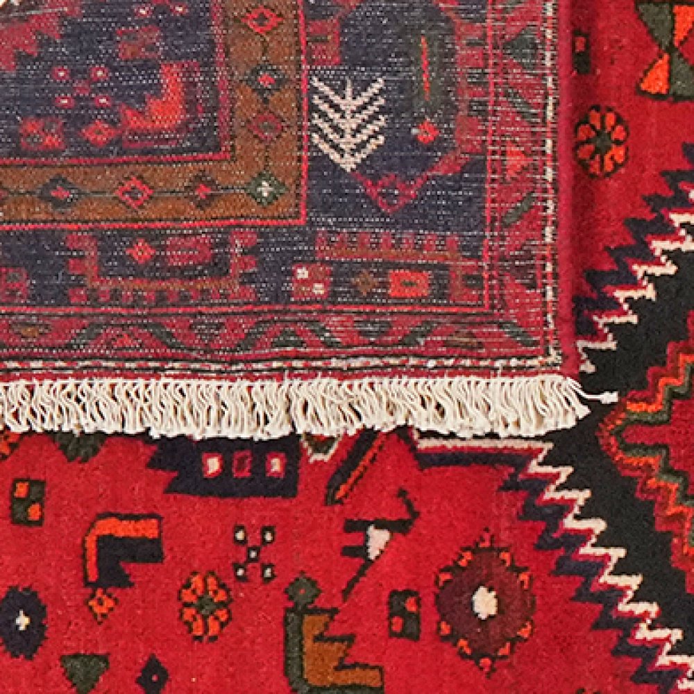 Khamseh — Hand-knotted, 141x238 cm, Blue, 100% Virgin Wool | View 6