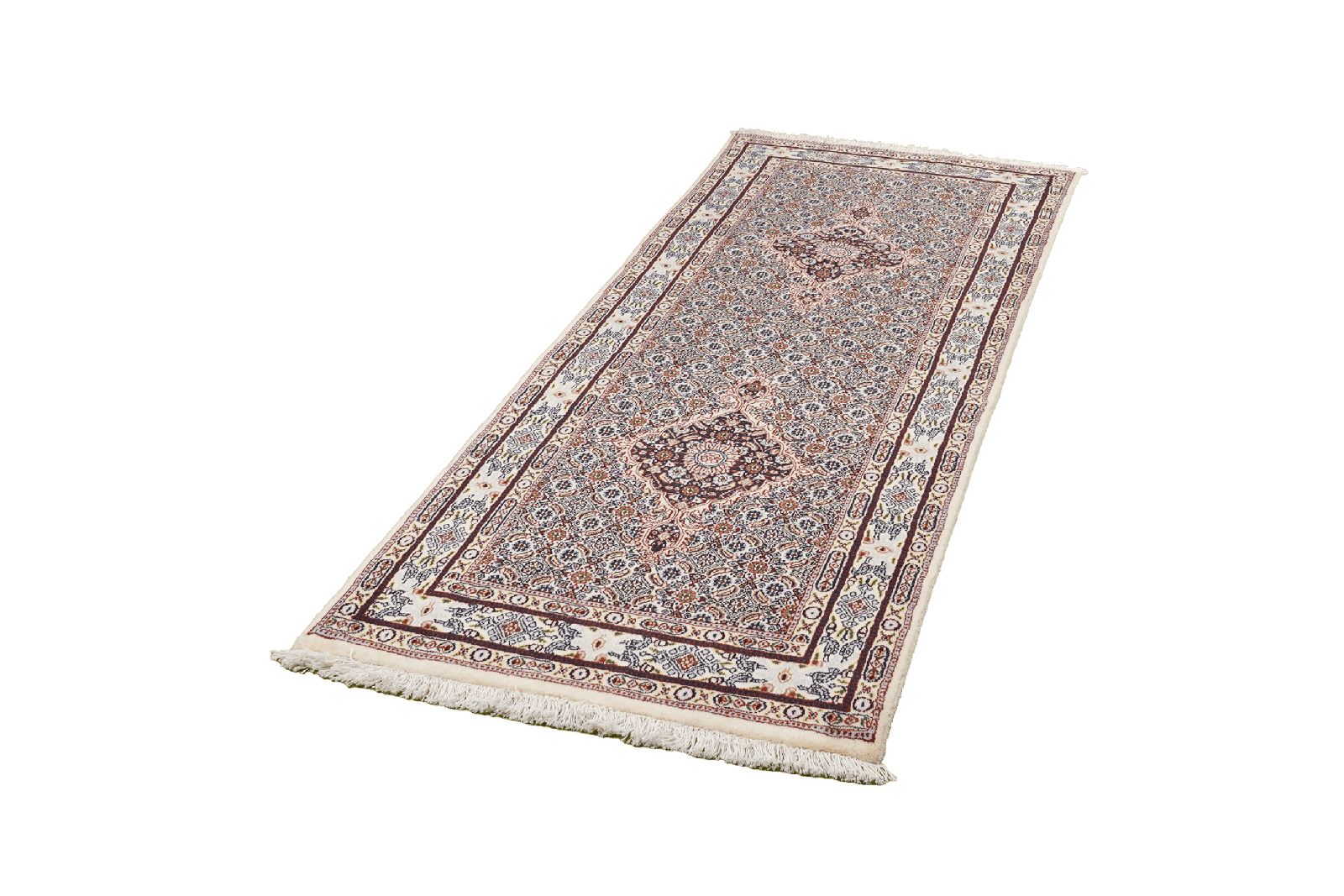 Moud Mahi — Hand-knotted, 76x193 cm, Beige, 100% Virgin Wool | View 5