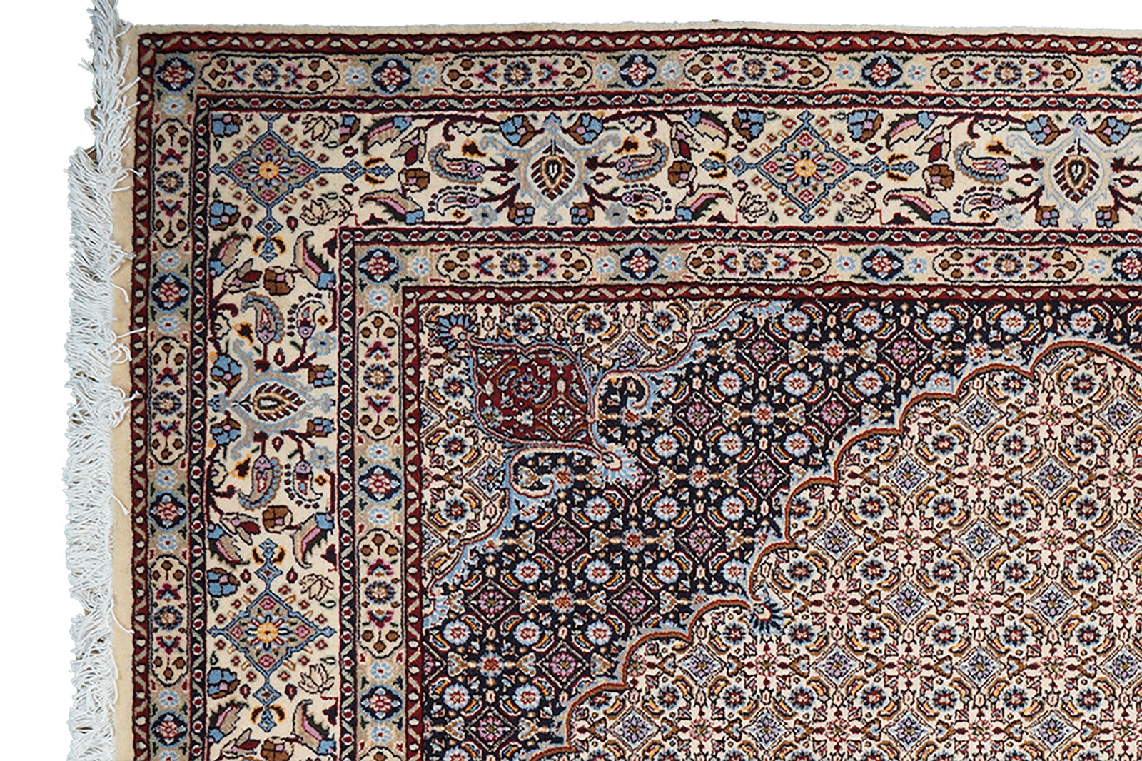 Moud Mahi — Hand-knotted, 195x295 cm, Beige, 100% Virgin Wool | View 3