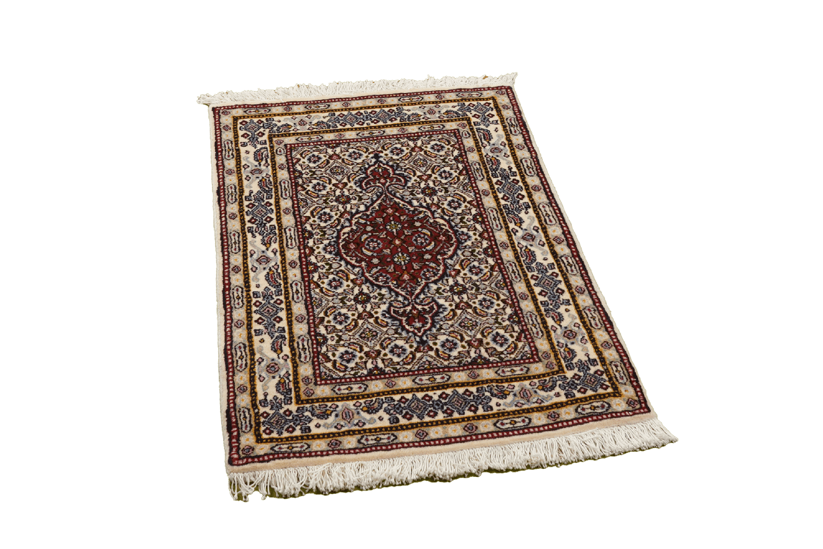 Moud Mahi — Hand-knotted, 57x91 cm, Beige, 100% Virgin Wool | View 4