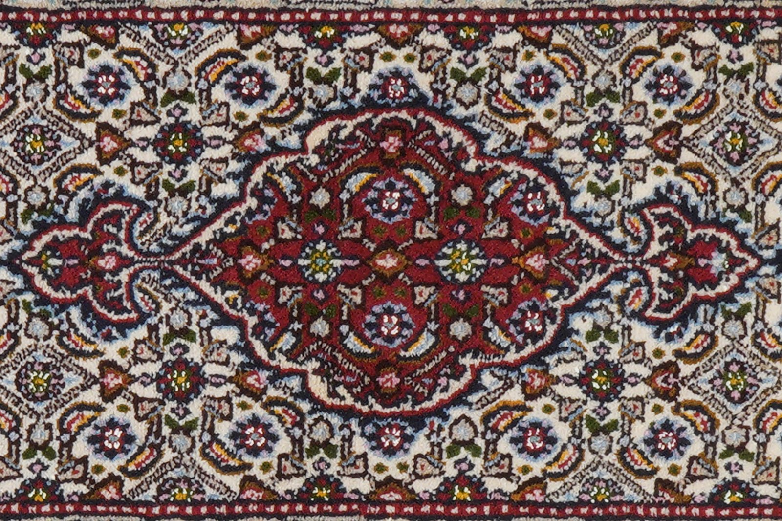 Moud Mahi — Hand-knotted, 57x91 cm, Beige, 100% Virgin Wool | View 8