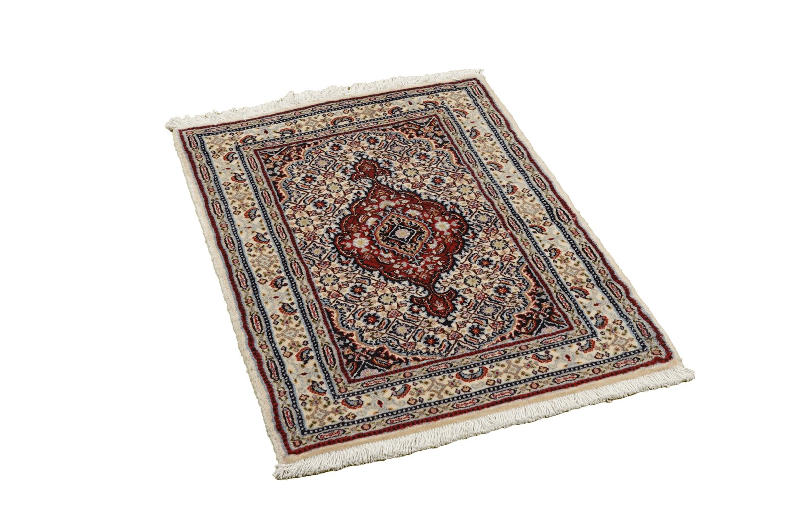 Moud Mahi — Hand-knotted, 58x87 cm, Beige, 100% Virgin Wool | View 4