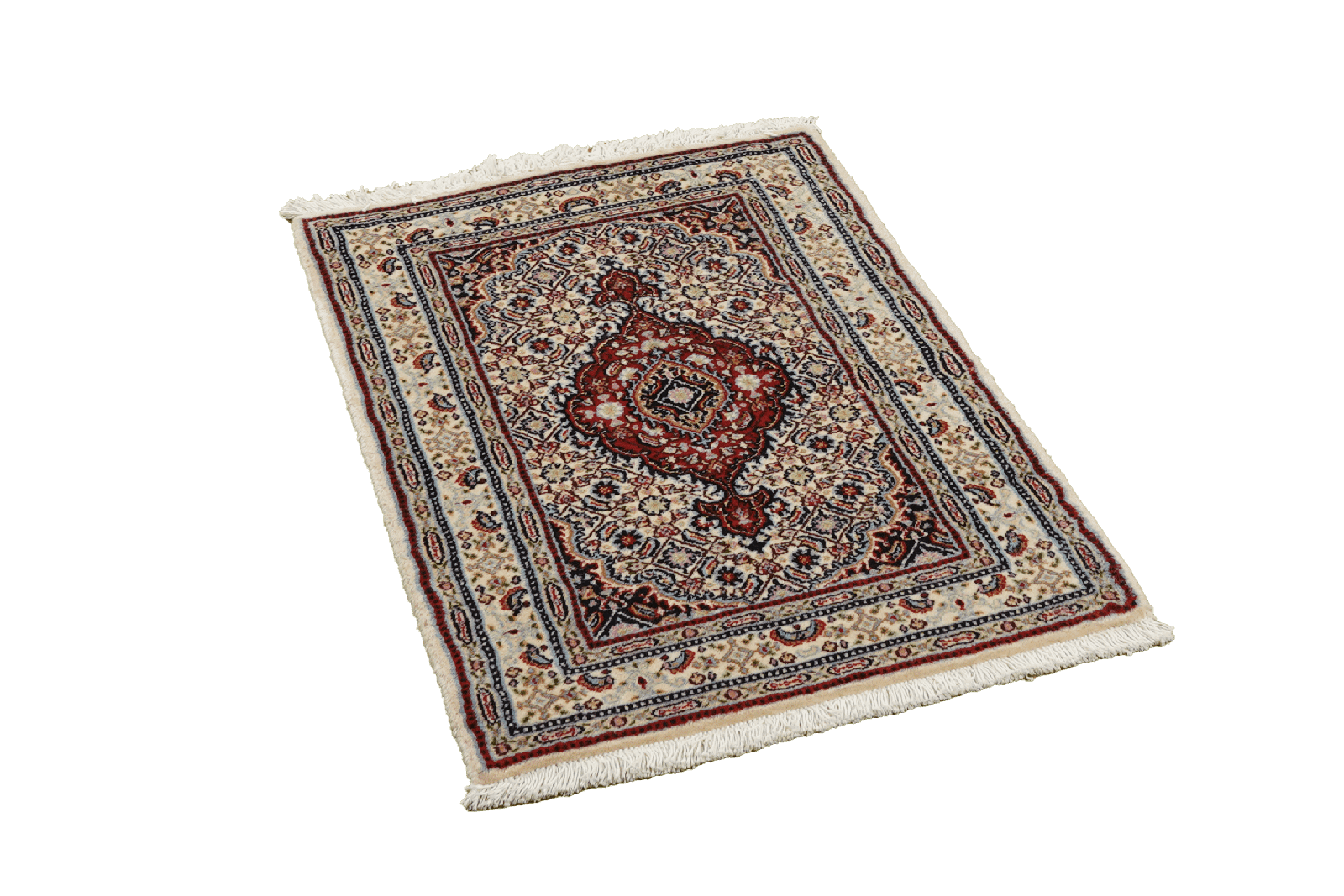 Moud Mahi — Hand-knotted, 58x87 cm, Beige, 100% Virgin Wool | View 4