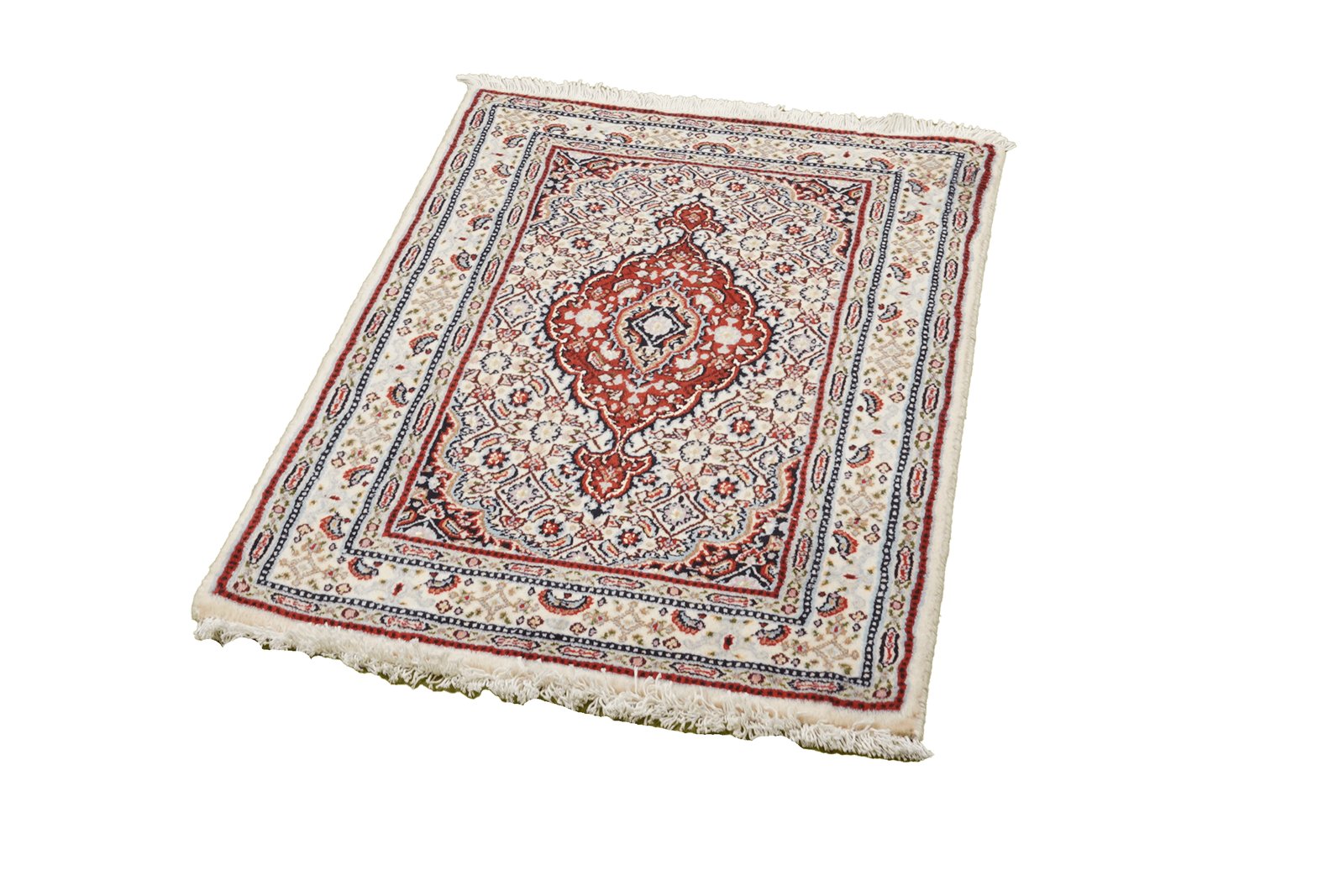 Moud Mahi — Hand-knotted, 58x87 cm, Beige, 100% Virgin Wool | View 5