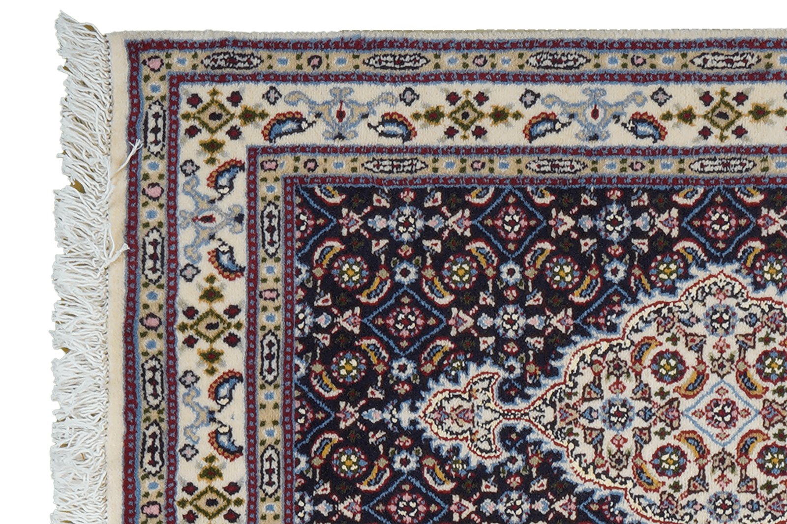Moud Mahi — Hand-knotted, 56x90 cm, Blue, 100% Virgin Wool | View 3