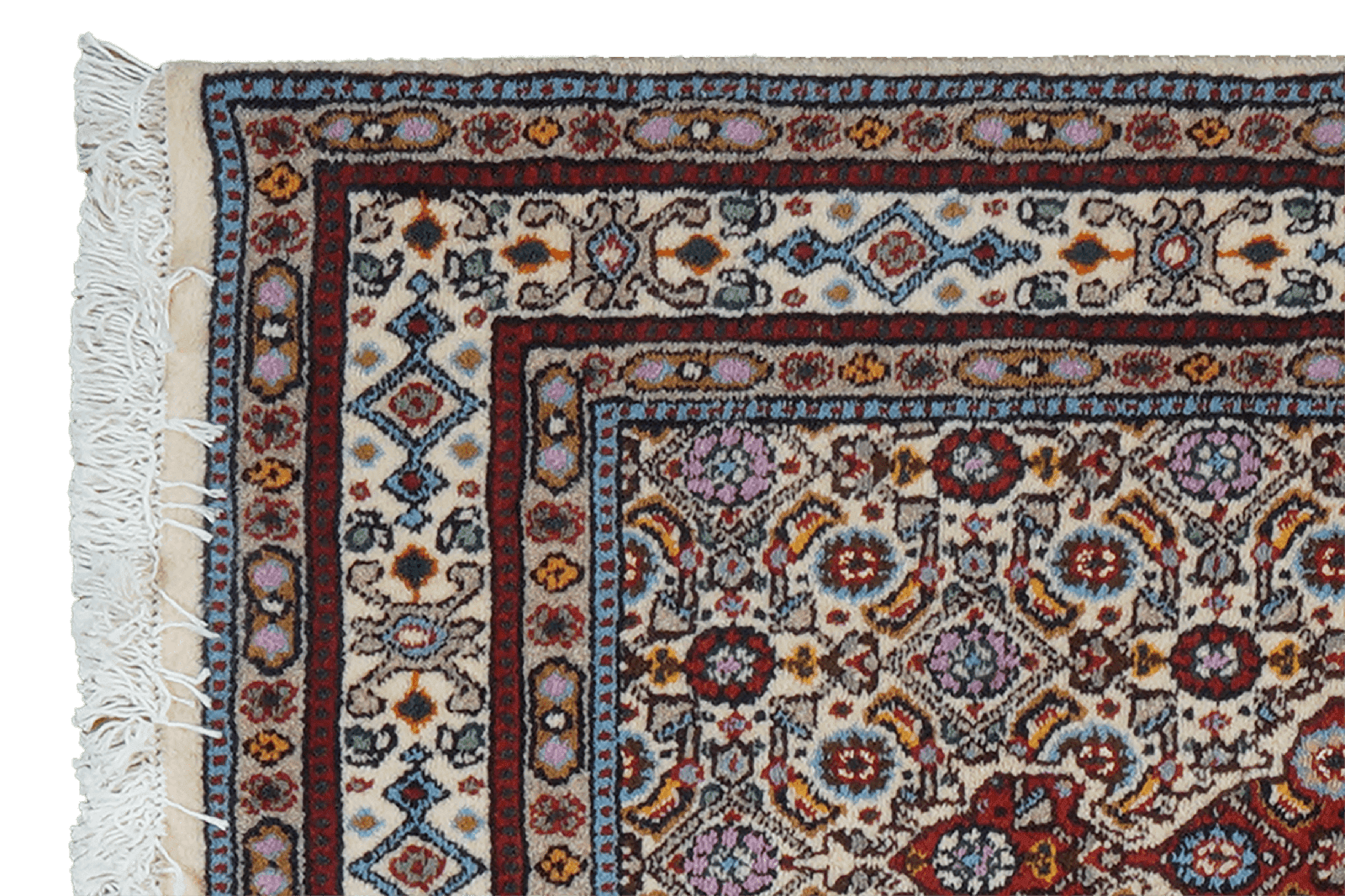 Moud Mahi — Hand-knotted, 58x87 cm, Beige, 100% Virgin Wool | View 3