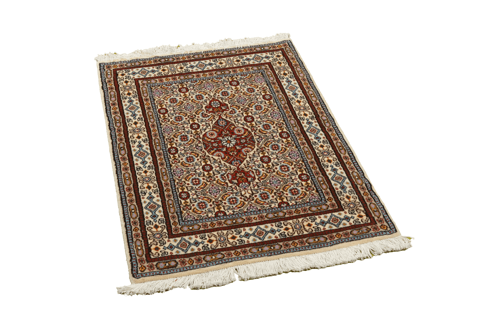 Moud Mahi — Hand-knotted, 58x87 cm, Beige, 100% Virgin Wool | View 4