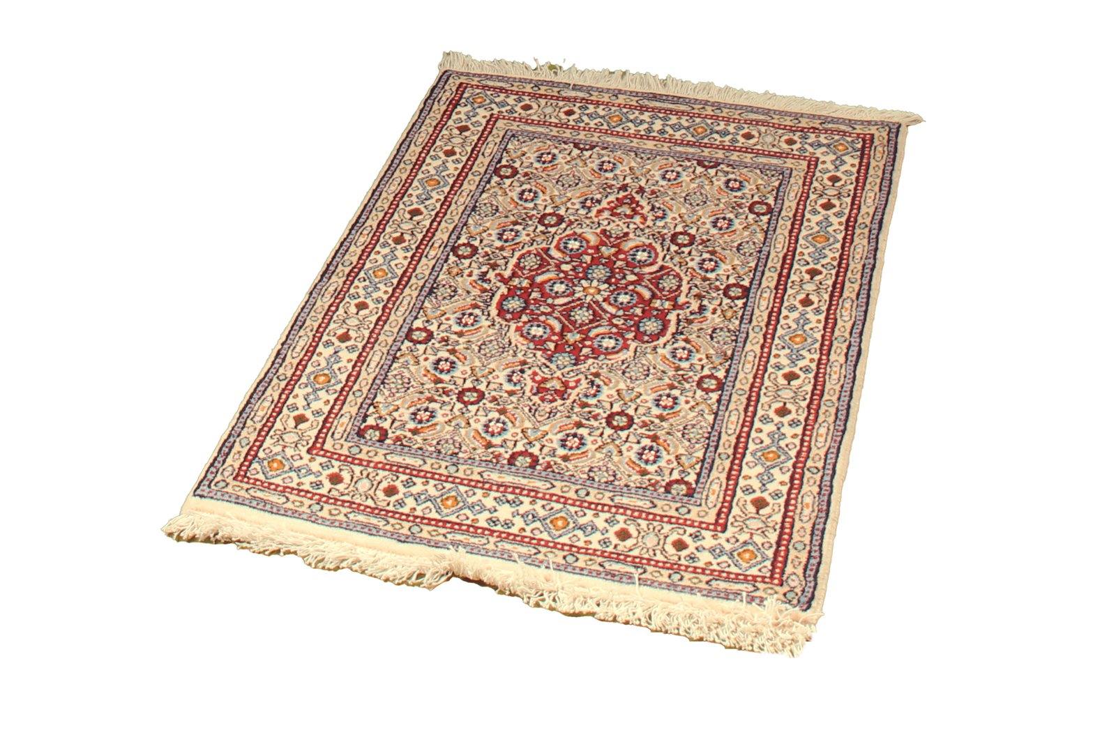 Moud Mahi — Hand-knotted, 59x85 cm, Beige, 100% Virgin Wool | View 5