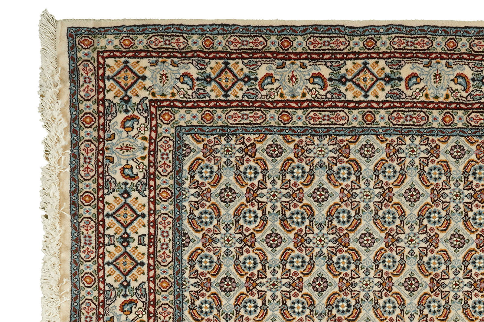 Moud Mahi — Hand-knotted, 79x115 cm, Beige, 100% Virgin Wool | View 3