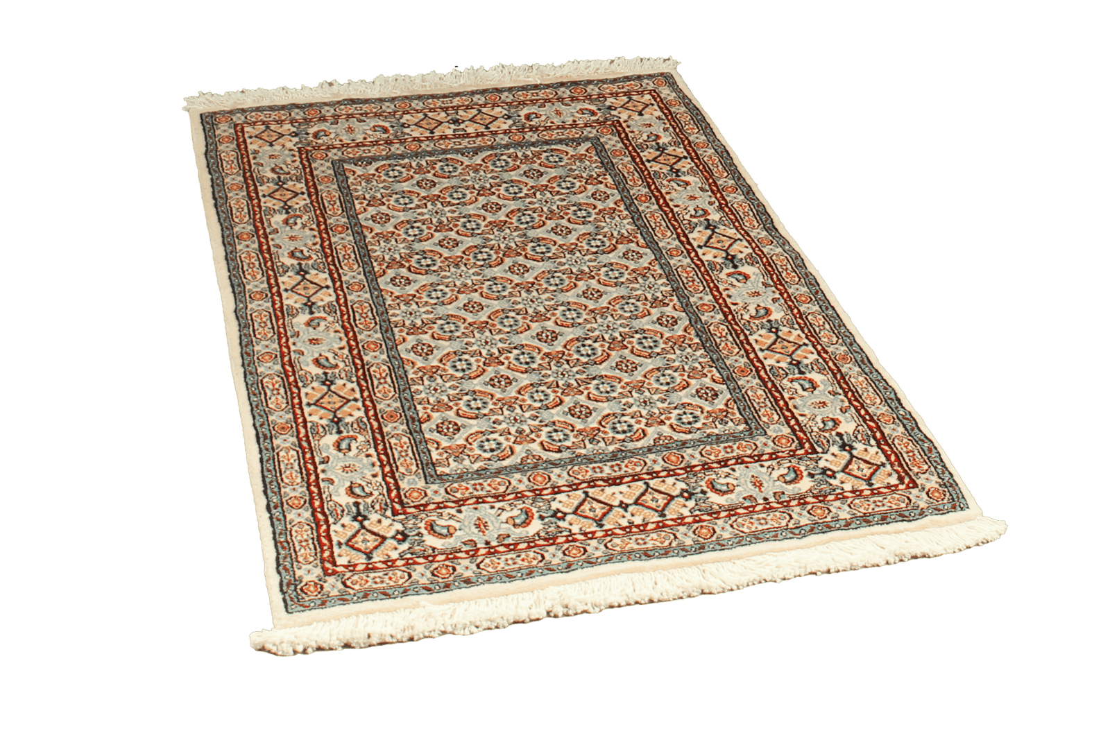 Moud Mahi — Hand-knotted, 79x115 cm, Beige, 100% Virgin Wool | View 4