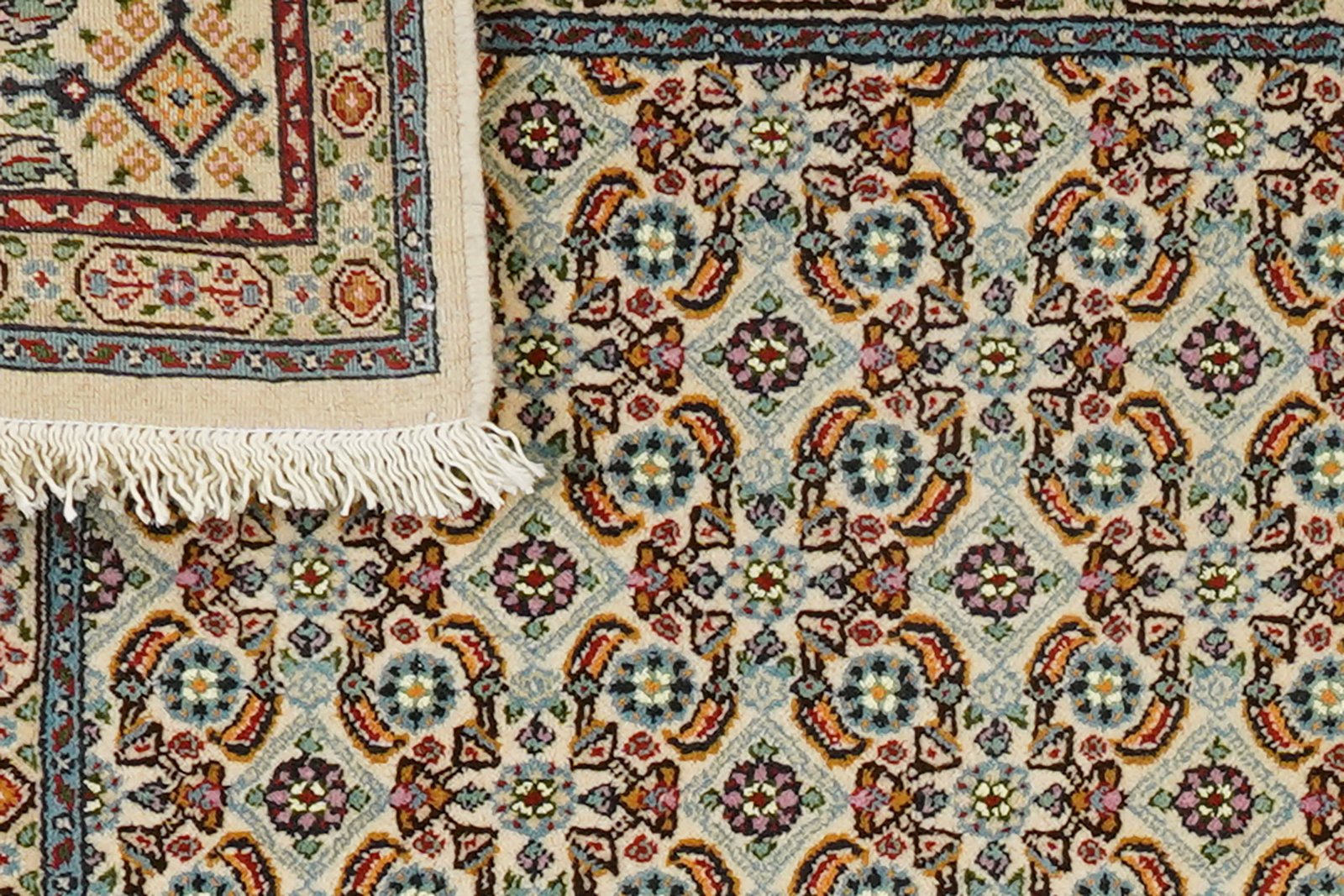 Moud Mahi — Hand-knotted, 79x115 cm, Beige, 100% Virgin Wool | View 8