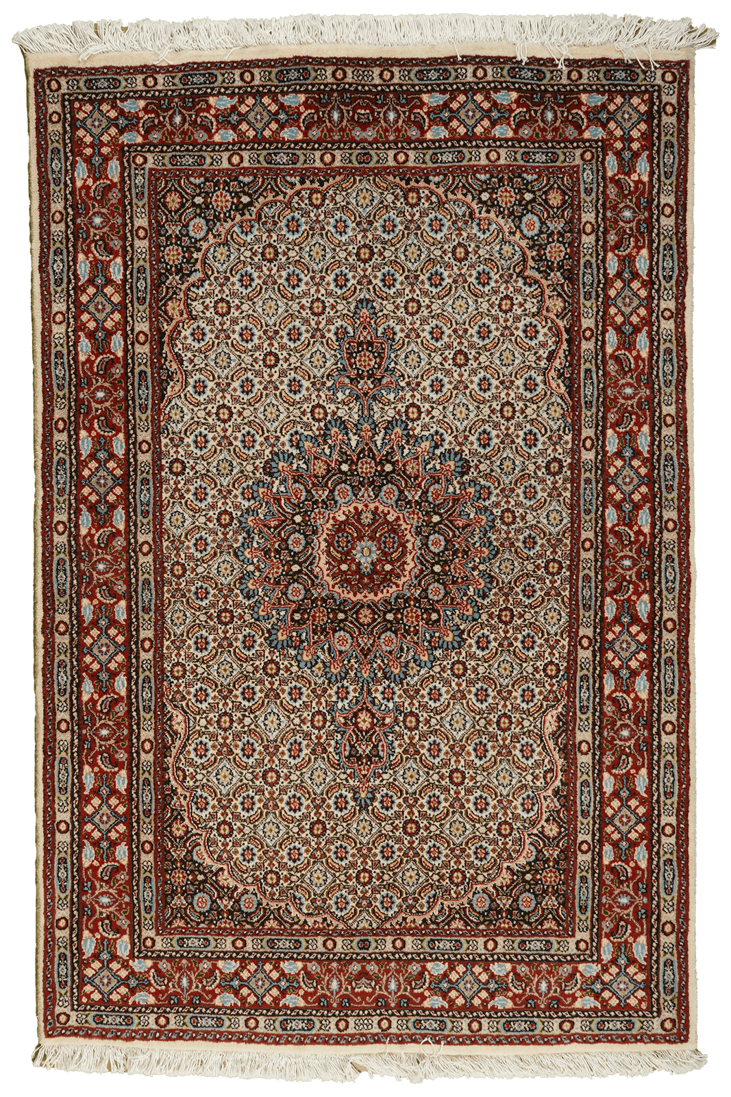 Moud Mahi — Hand-knotted, 95x146 cm, Brown, 100% Virgin Wool | Main view