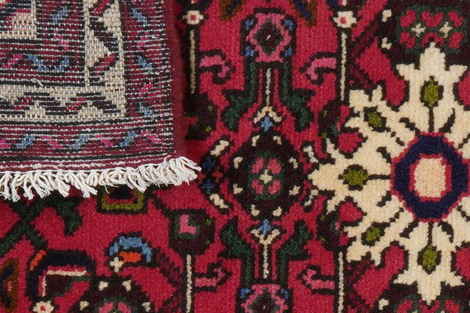 Hosseinabad — Hand-knotted, 71x115 cm, Red, 100% Virgin Wool | View 8