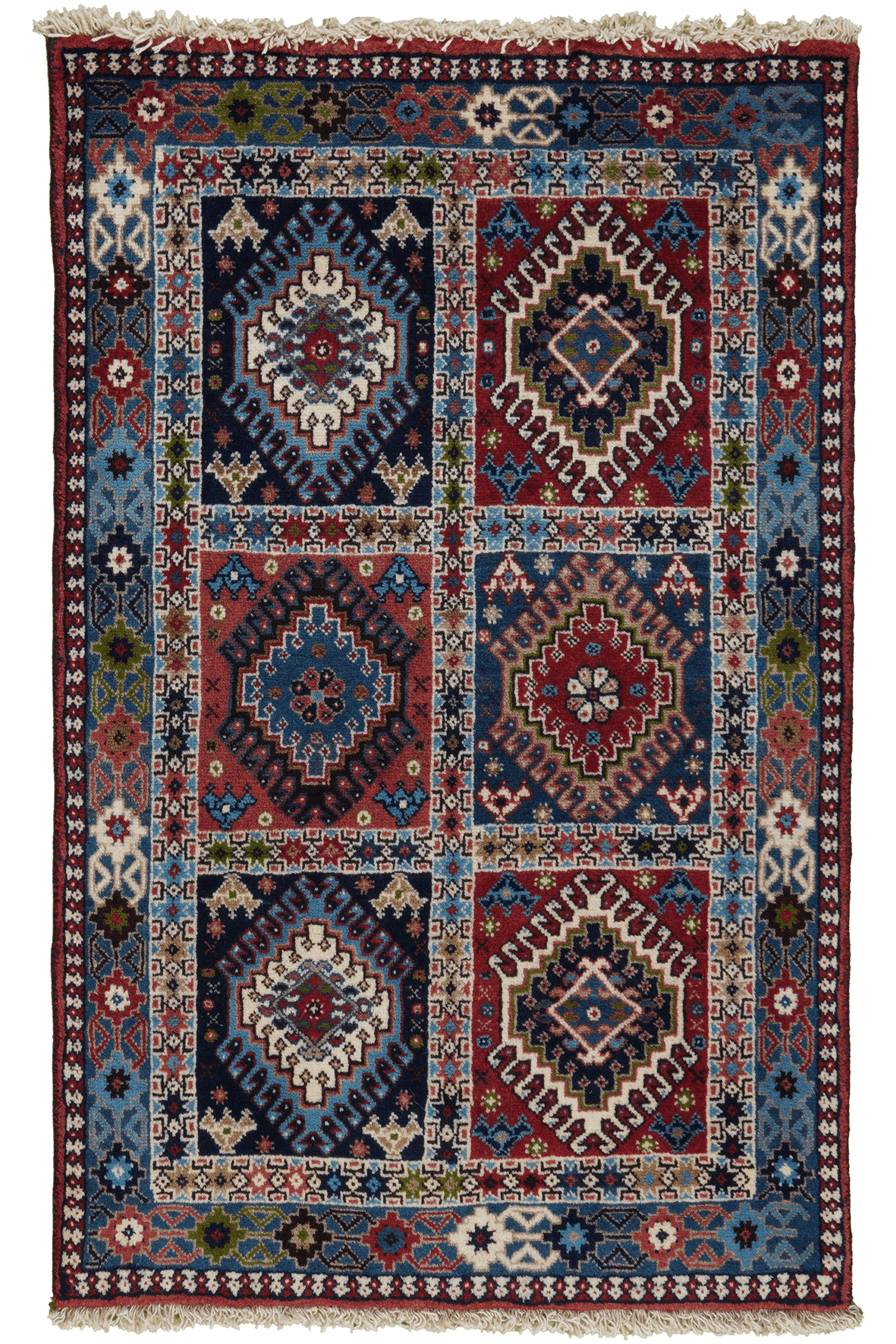 Yalameh — Hand-knotted, 79x125 cm, Multicolor, 100% Virgin Wool | Main view