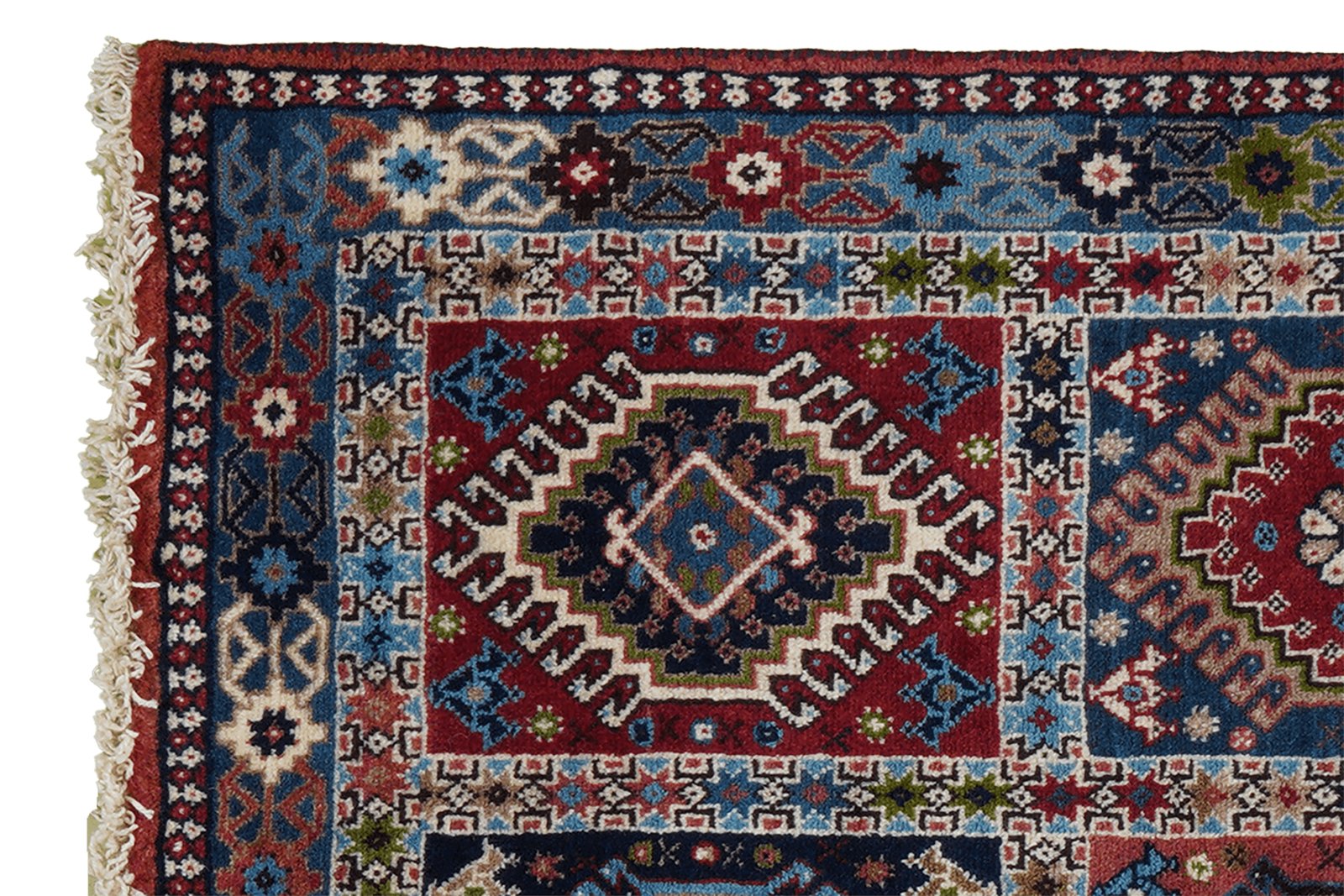 Yalameh — Hand-knotted, 79x125 cm, Multicolor, 100% Virgin Wool | View 3
