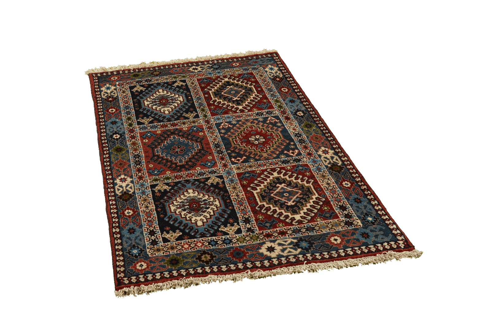 Yalameh — Hand-knotted, 79x125 cm, Multicolor, 100% Virgin Wool | View 4