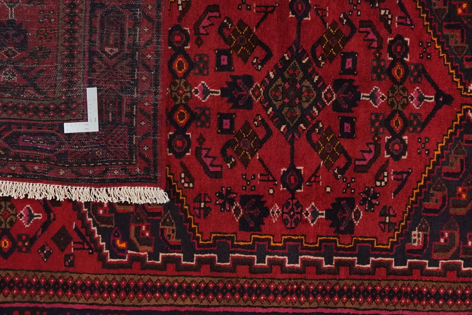 Khamseh — Hand-knotted, 139x239 cm, Red, 100% Virgin Wool | View 5