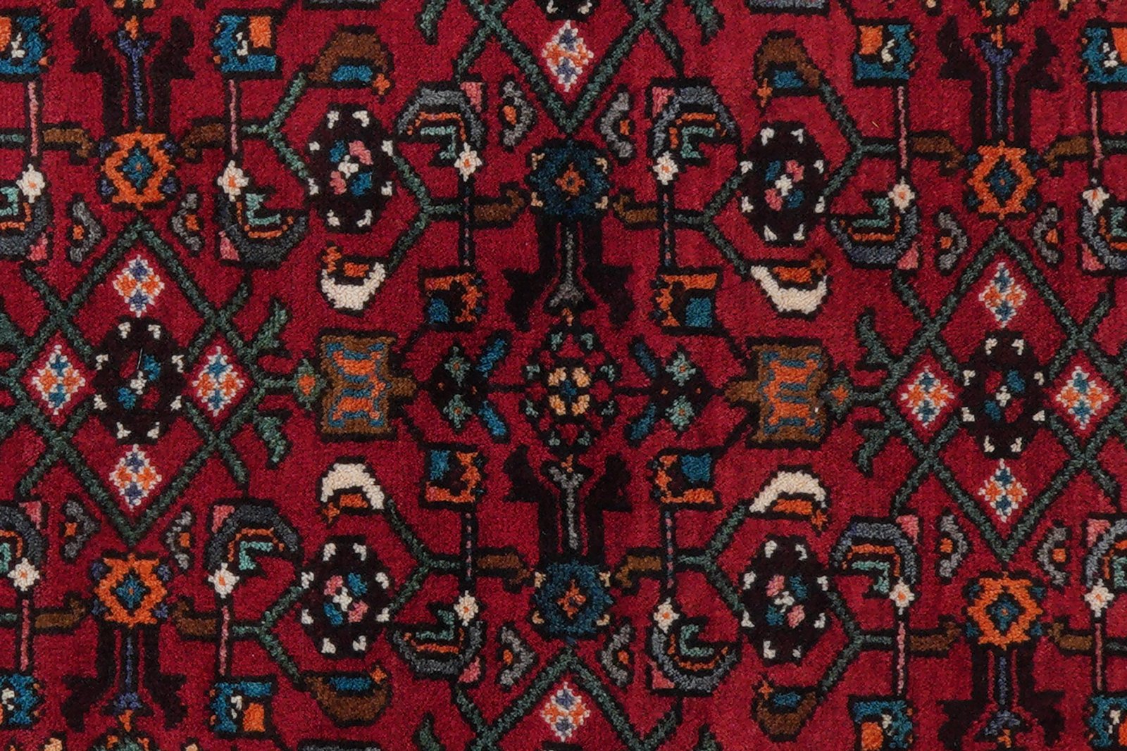 Hosseinabad — Hand-knotted, 131x229 cm, Red, 100% Virgin Wool | View 7