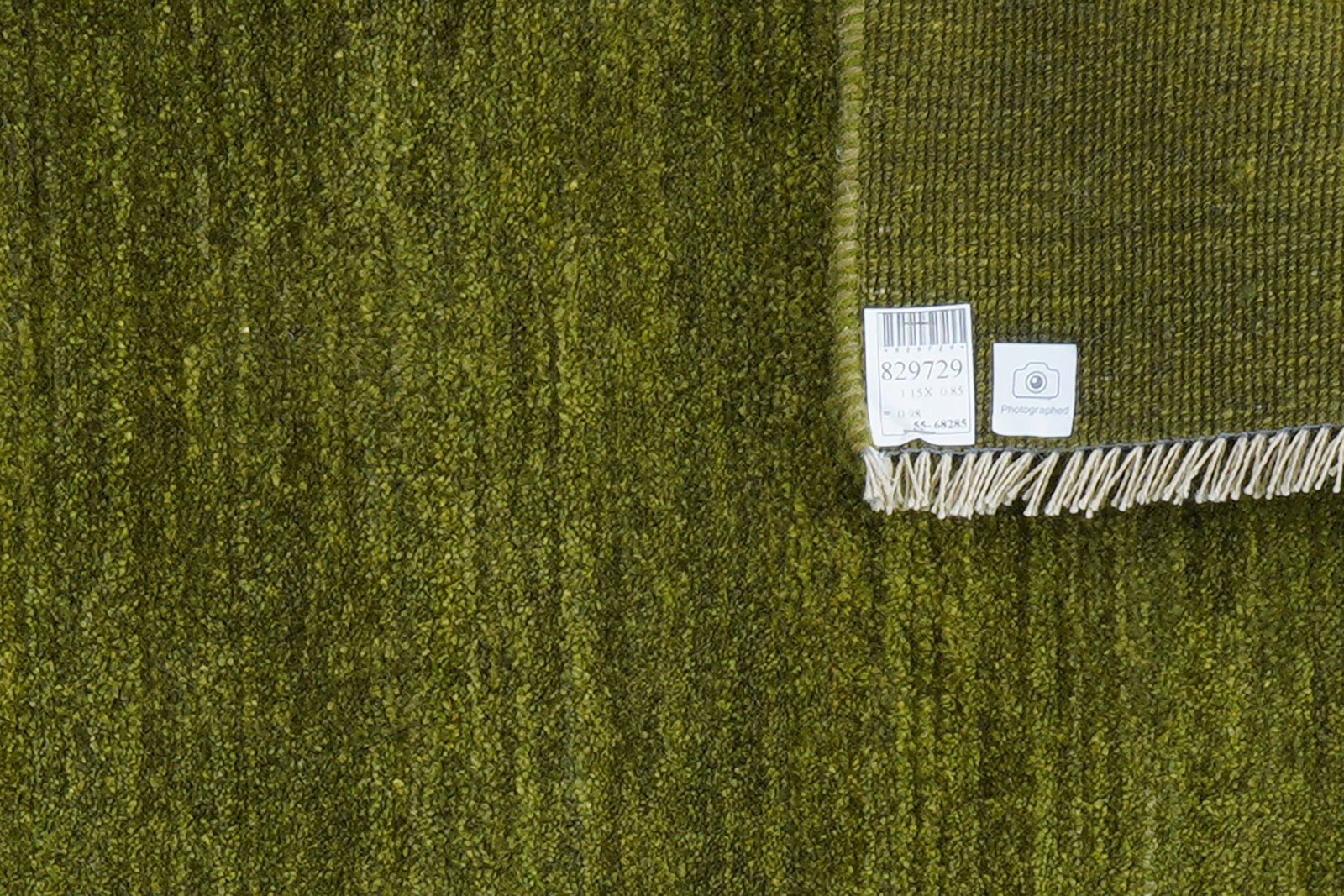 Gabbeh — Hand-knotted, 85x115 cm, Green, 100% Virgin Wool | View 7