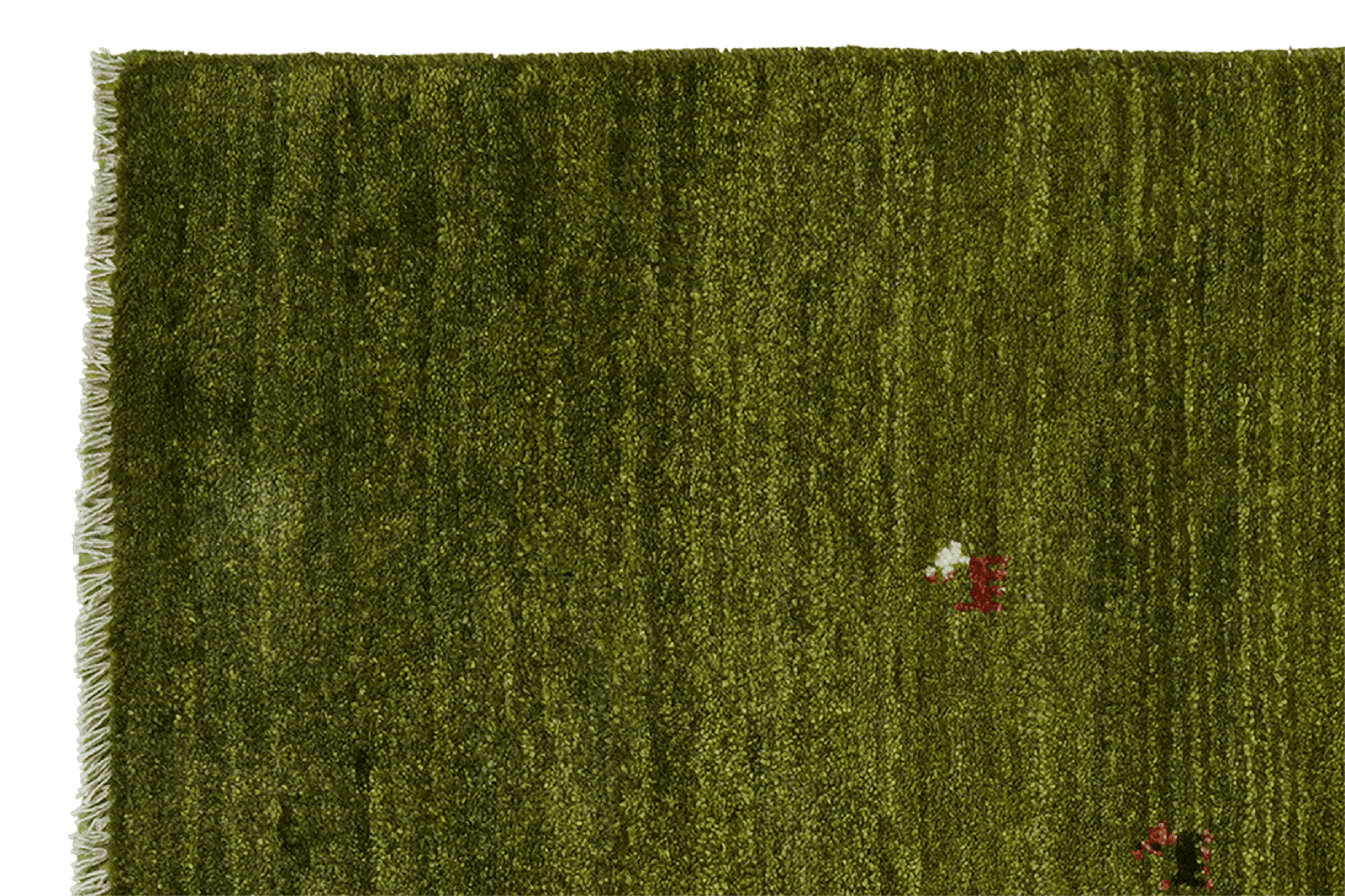 Gabbeh — Hand-knotted, 84x120 cm, Green, 100% Virgin Wool | View 3