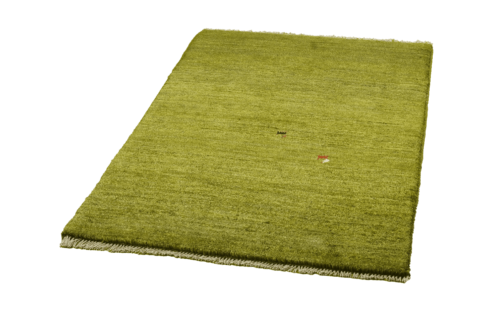 Gabbeh — Hand-knotted, 84x120 cm, Green, 100% Virgin Wool | View 5
