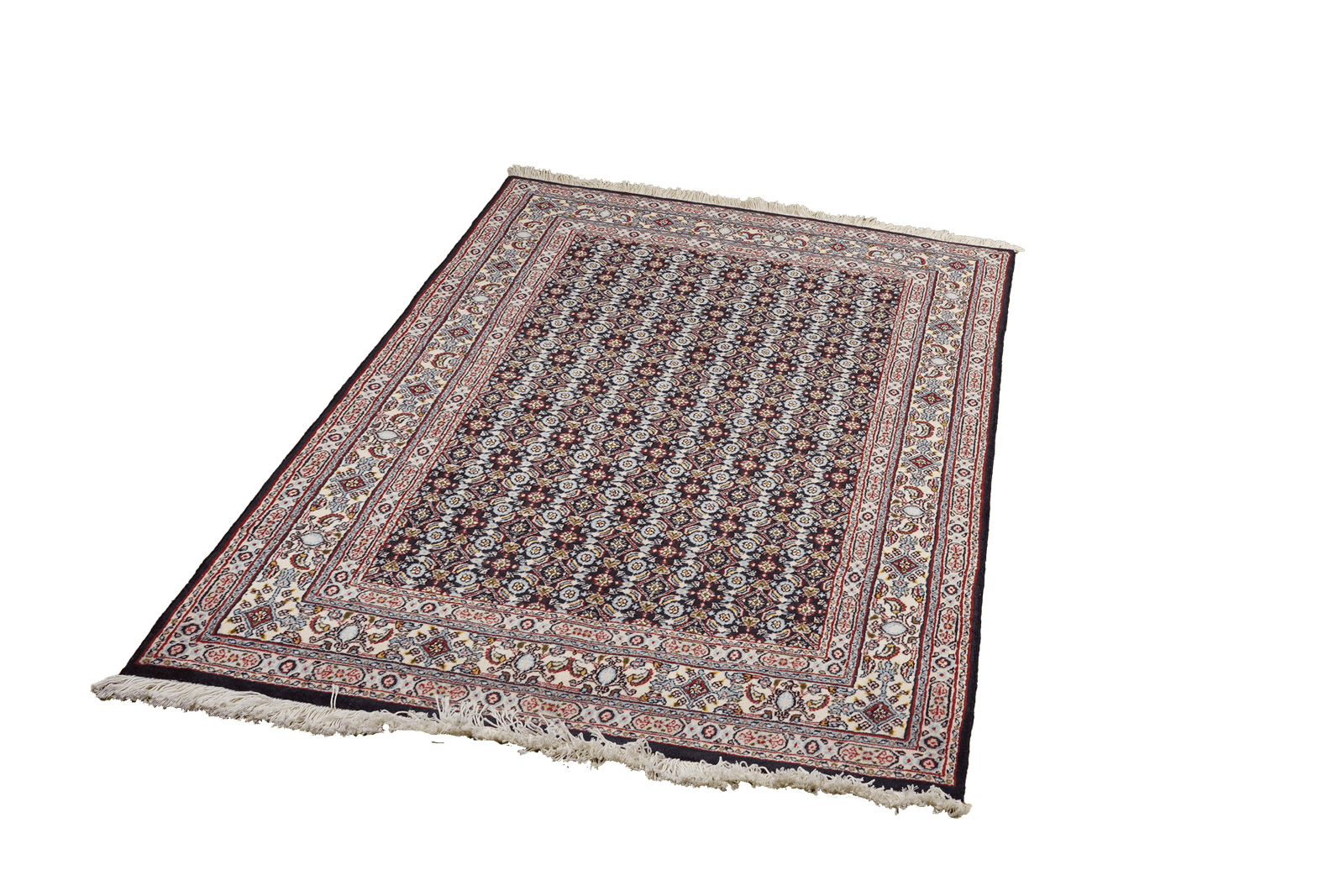 Moud Mahi — Hand-knotted, 96x150 cm, Blue, 100% Virgin Wool | View 5