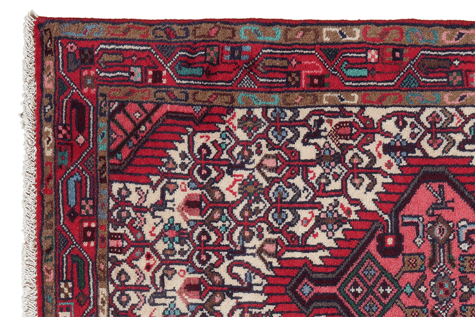 Assadabad — Hand-knotted, 77x116 cm, Beige, 100% Virgin Wool | View 3