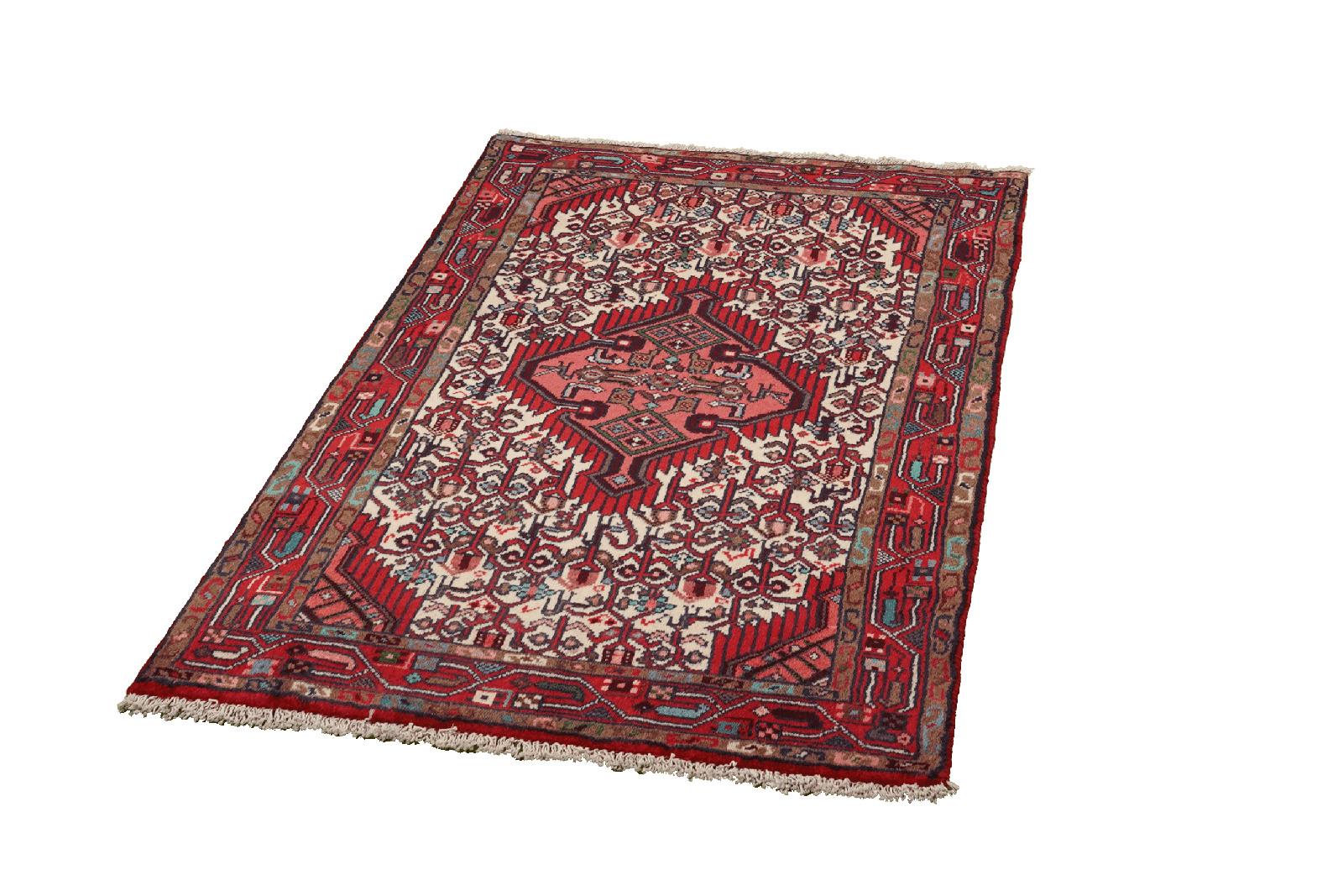 Assadabad — Hand-knotted, 77x116 cm, Beige, 100% Virgin Wool | View 5