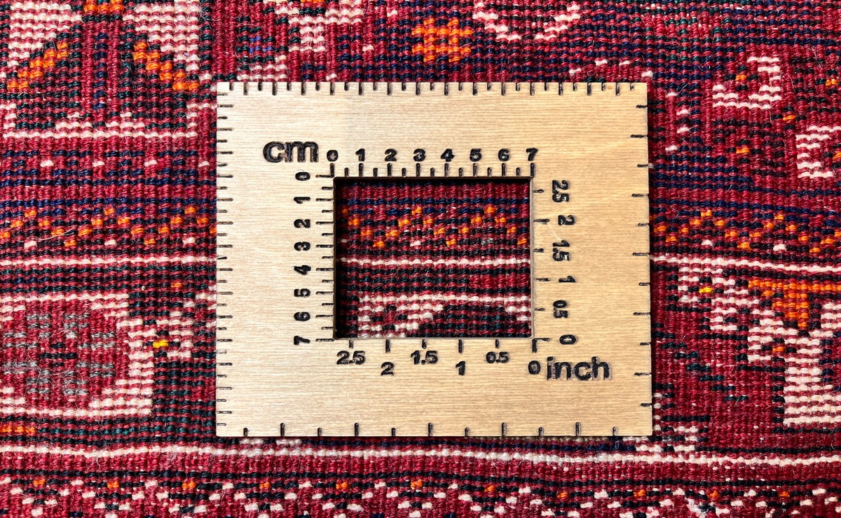 Shiraz — Hand-knotted, 155x256 cm, Red, 100% Virgin Wool | View 11