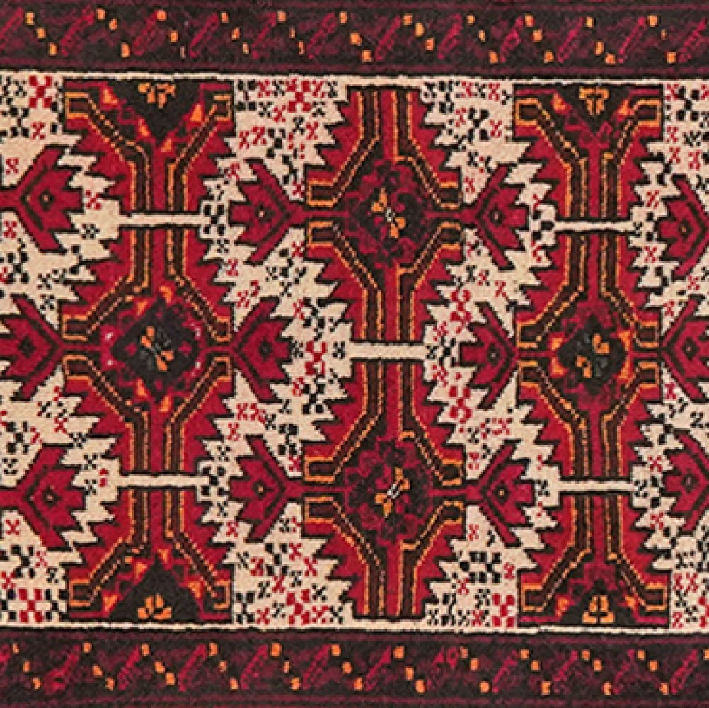 Belutch — Hand-knotted, 63x88 cm, Multicolor, 100% Virgin Wool | View 4