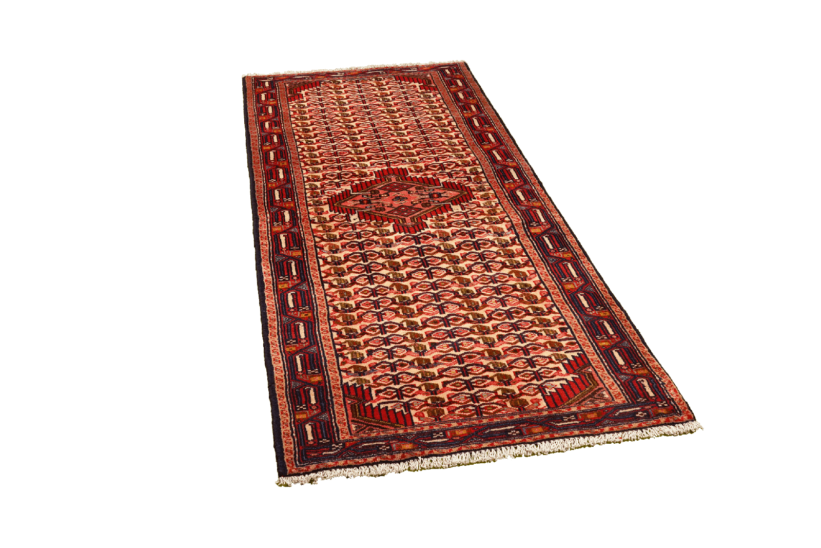 Assadabad — Hand-knotted, 80x199 cm, Beige, 100% Virgin Wool | View 4