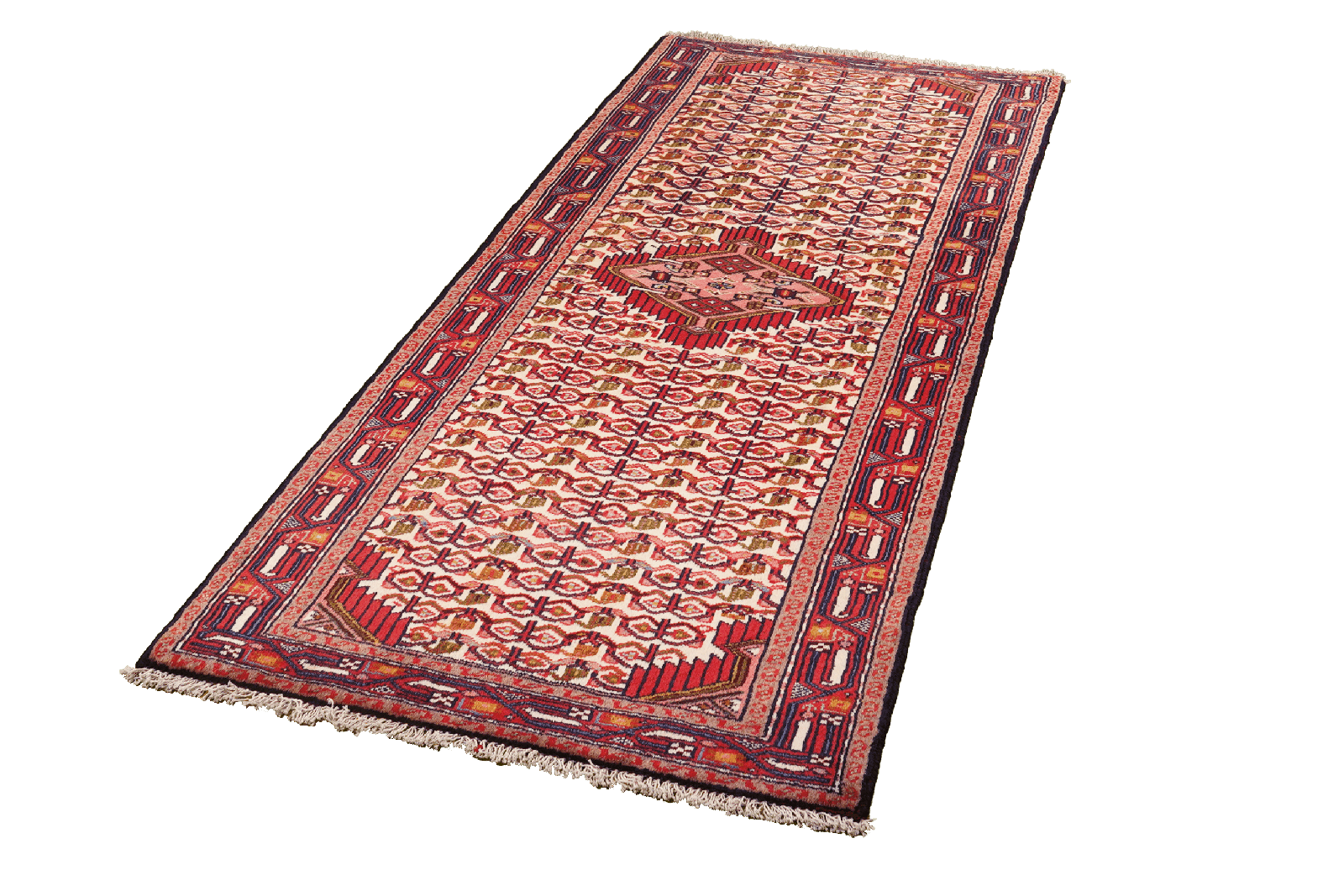 Assadabad — Hand-knotted, 80x199 cm, Beige, 100% Virgin Wool | View 5