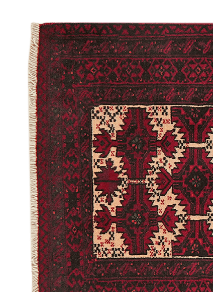 Belutch — Hand-knotted, 66x92 cm, Beige, 100% Virgin Wool | View 3