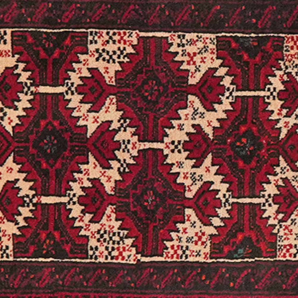 Belutch — Hand-knotted, 66x92 cm, Beige, 100% Virgin Wool | View 4