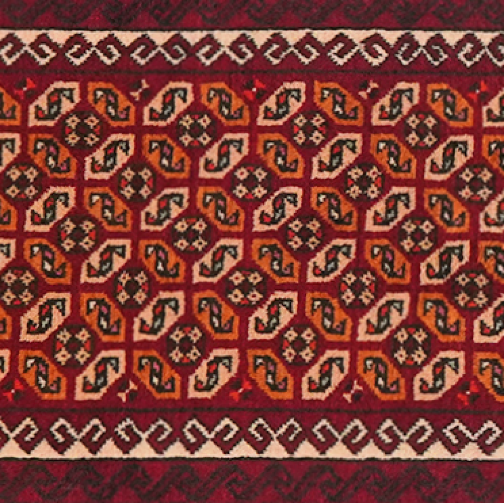 Belutch — Handgefertigt, 107x58 cm, Bunt, 100% Virgin Wool | View 5