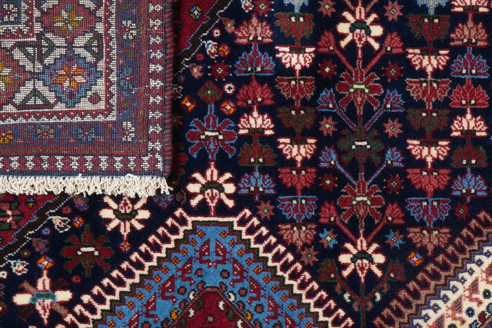 Yalameh — Hand-knotted, 173x252 cm, Blue, 100% Virgin Wool | View 8