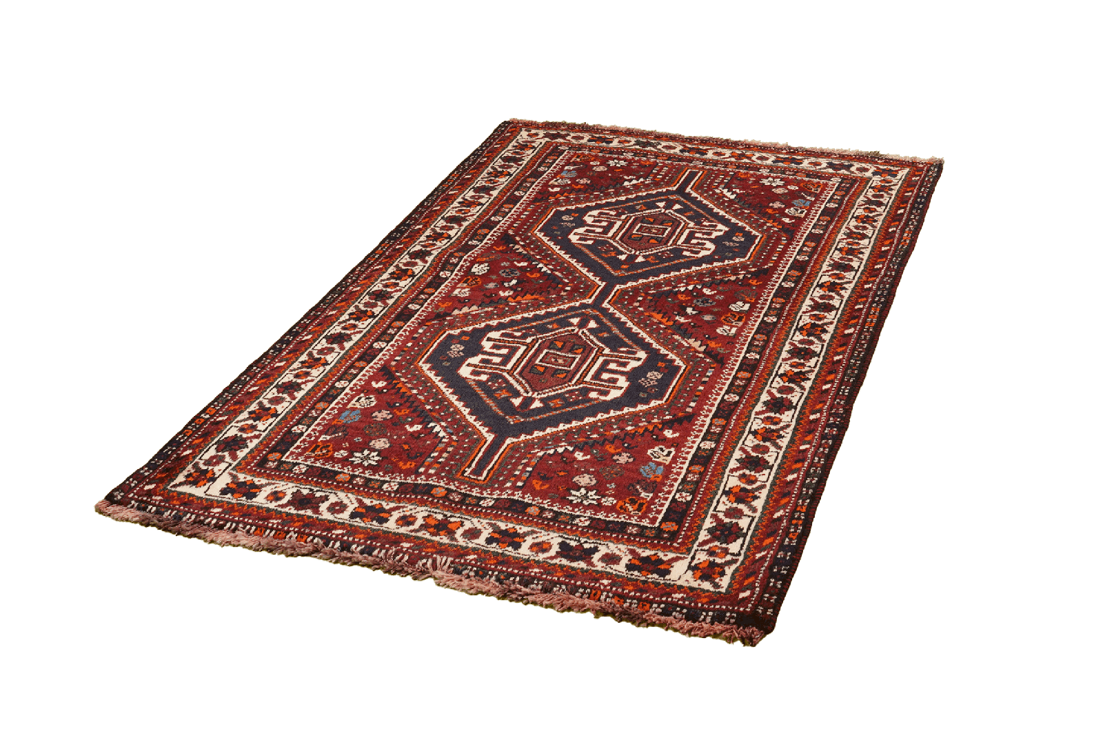 Shiraz — Hand-knotted, 101x153 cm, Red, 100% Virgin Wool | View 5
