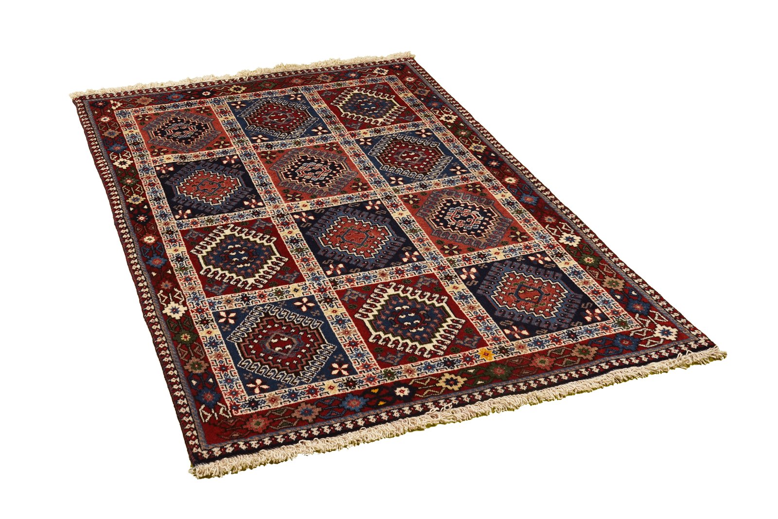 Yalameh — Hand-knotted, 101x146 cm, Multicolor, 100% Virgin Wool | View 5