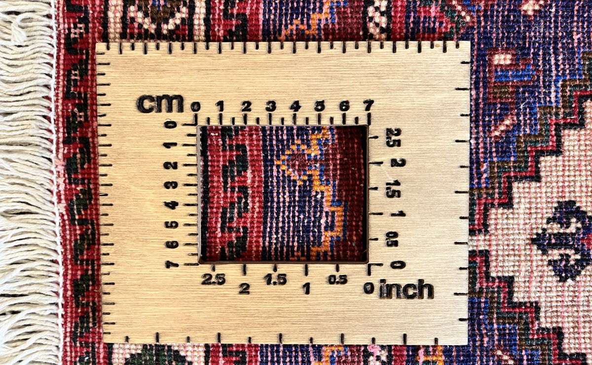 Afshar — Handgefertigt, 239x174 cm, Beige, 100% Virgin Wool | View 10